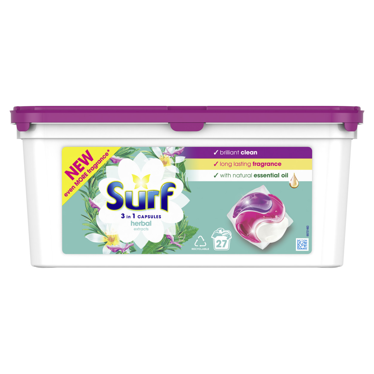 Surf 5 Herbal Extract Detergent Capsules