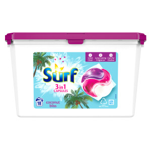 Surf Coconut Bliss Detergent Capsules